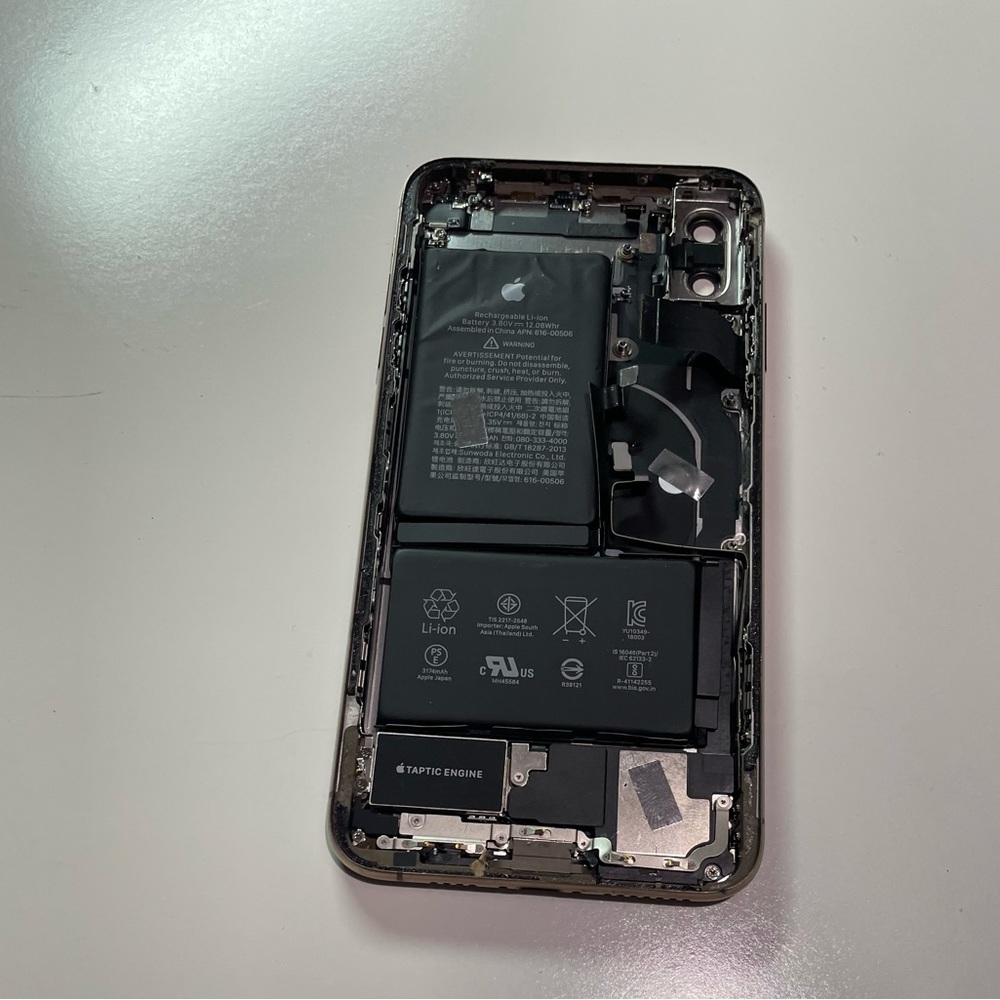 iPhone XS Max Rose Gold Back Housing Replacement With Small Parts OEM Grade A - Picture 2 of 5